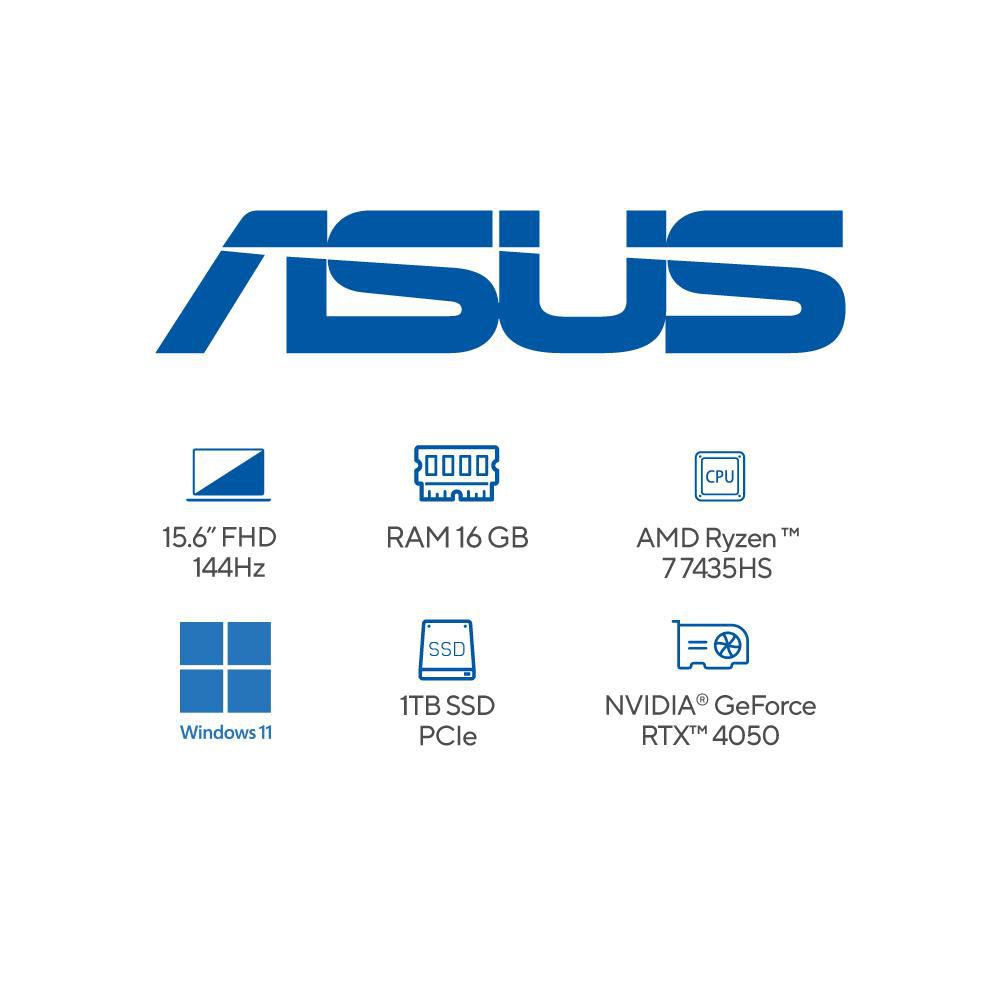 Portatil Gaming ASUS TUF AMD Ryzen 7 7435HS RAM 16 GB 1 TB SSD FA507NURLP025W img #7