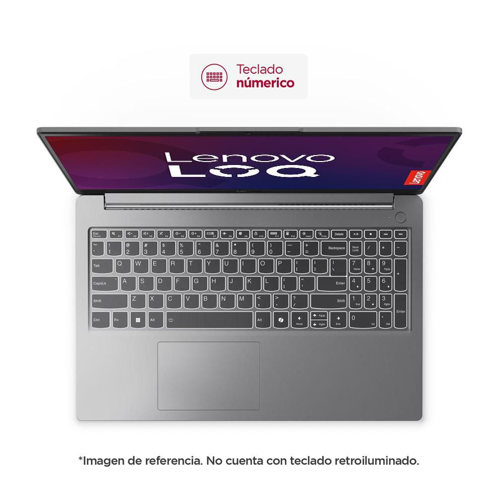 Portatil Gaming LENOVO LOQ Intel Core i5 12450HX RAM 16 GB 512 GB SSD img #5