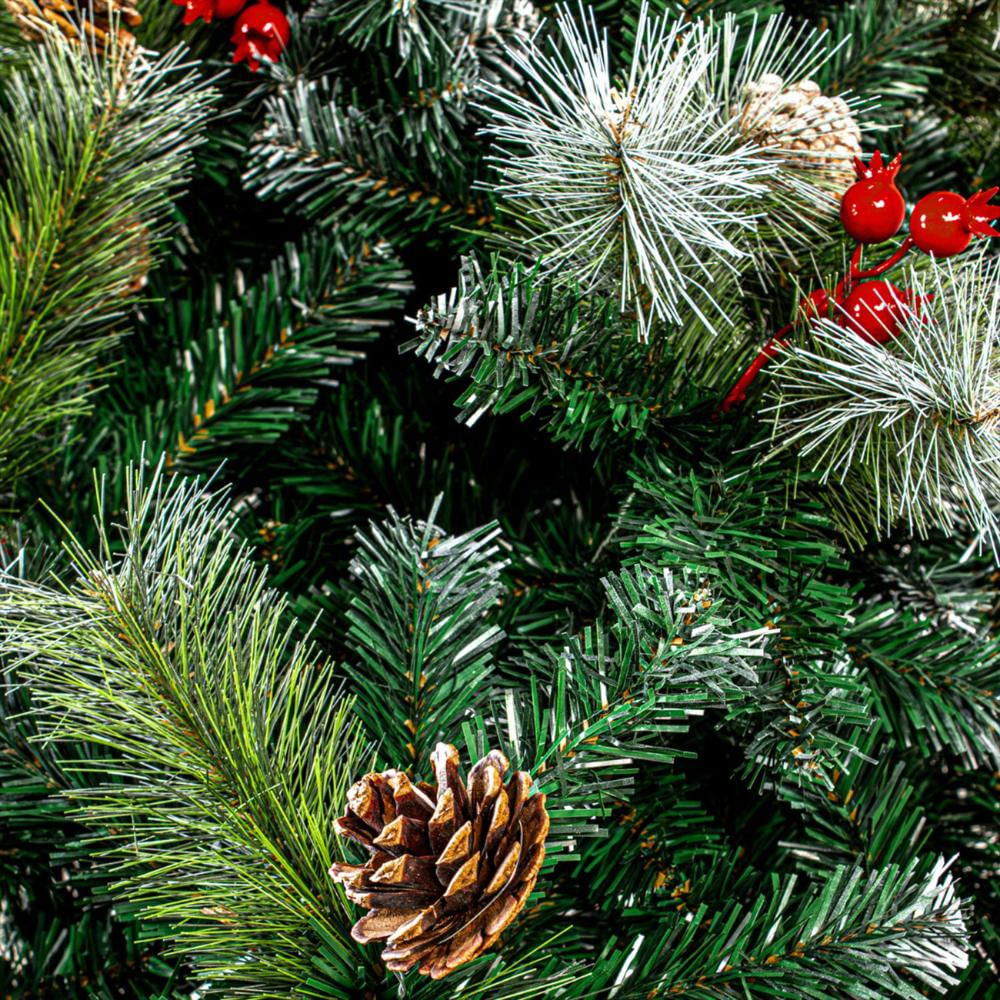 Arbol De Navidad 2.1M 1256 Ramas Cerezas Pino Navideño img #3