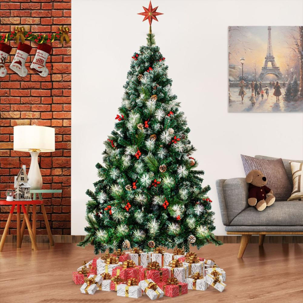 Arbol De Navidad 2.1M 1256 Ramas Cerezas Pino Navideño img #4