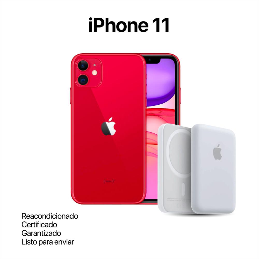 Iphone 11 128Gb Rojo Reacondicionado + Power Bank