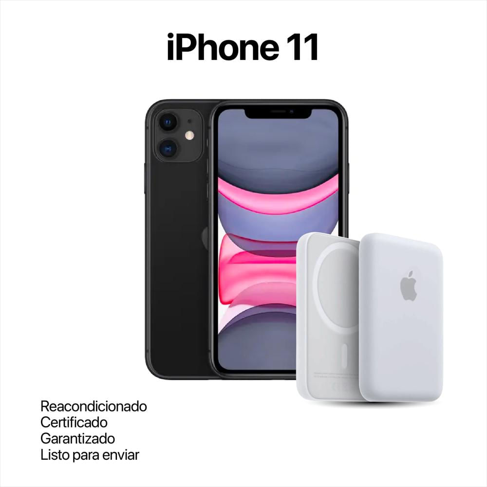 Iphone 11 128Gb Negro Reacondicionado + Power Bank