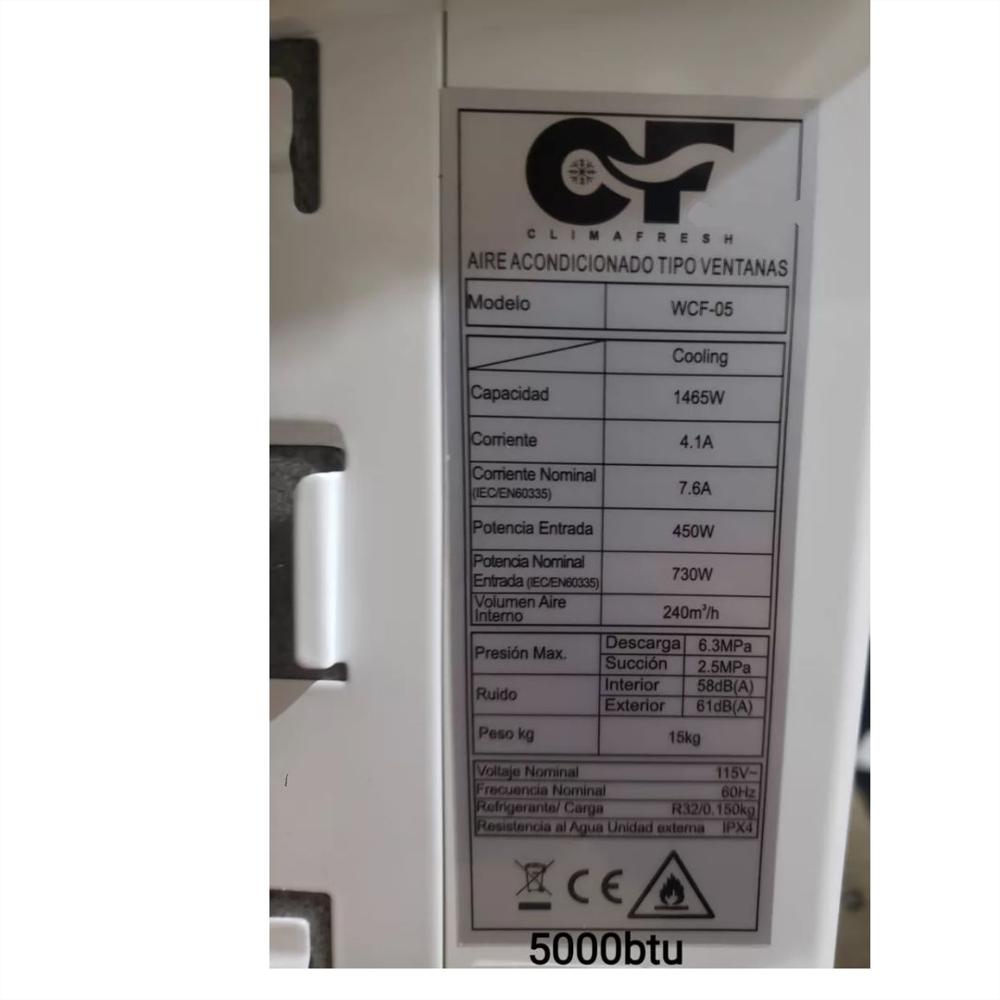 Aire Acondicionado De Ventana Clima Fresh 500 img #2