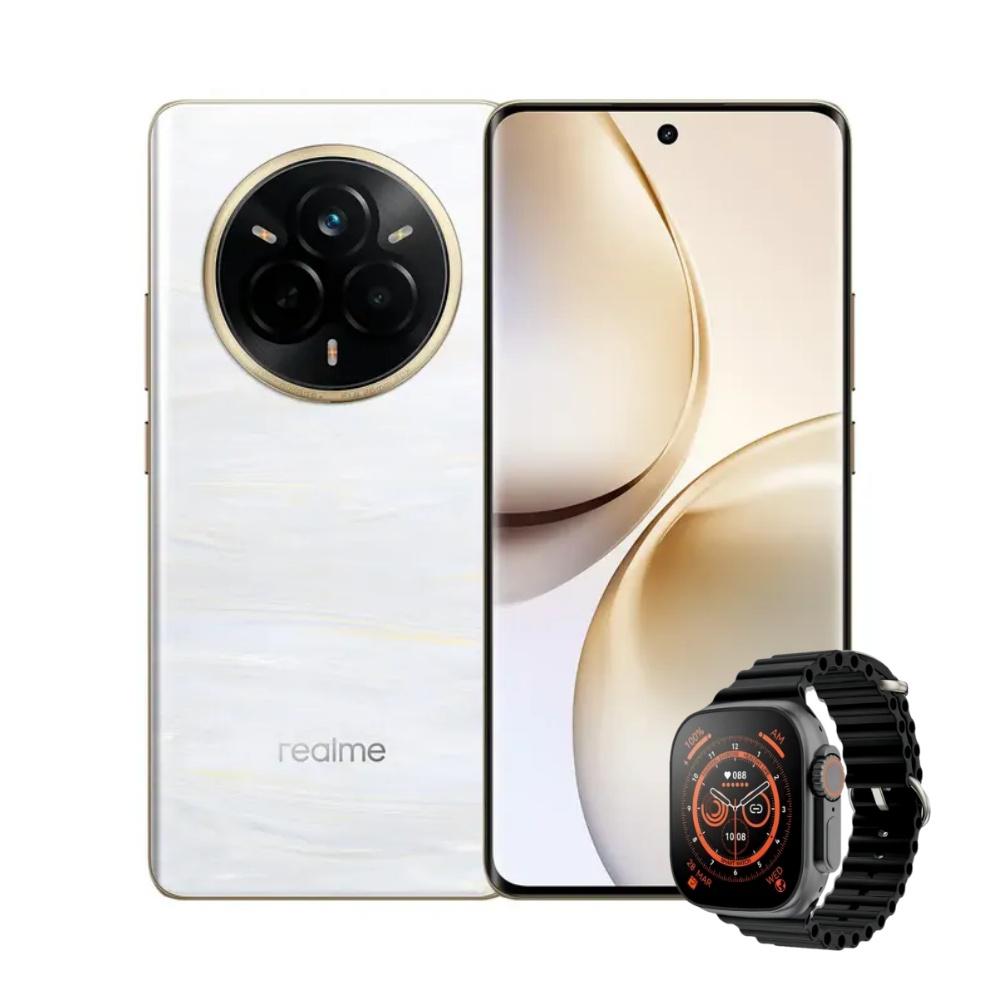 Celular Realme 14 Pro 5G 256Gb 12Gb Ram Blanco + Reloj Inteligente