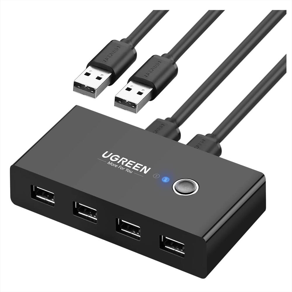 exito.com | Switch Usb 2.0 Selector 2 Entradas 4 Salidas Interruptor Hub