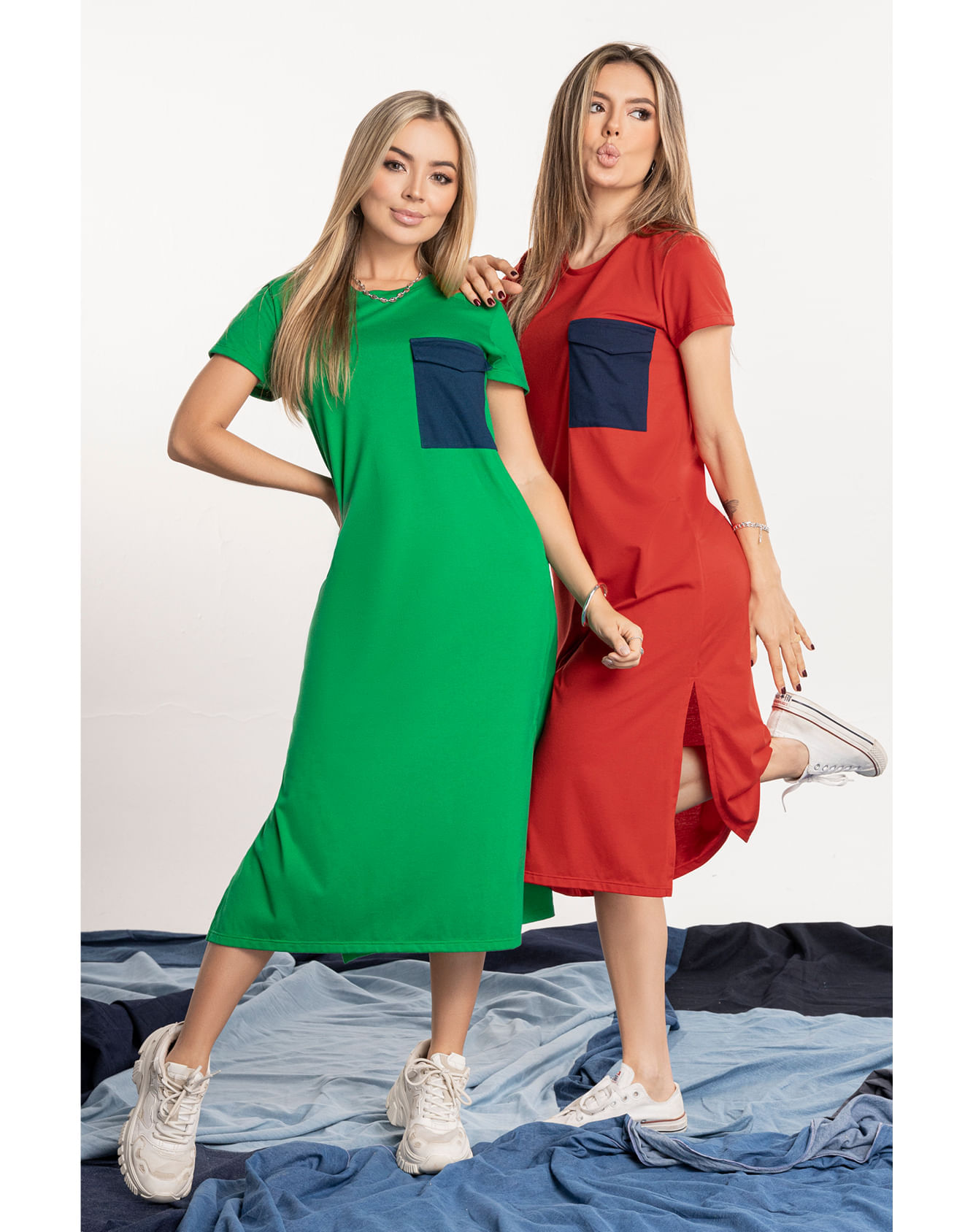 Vestido Juvenil Rojo Atypical 1336