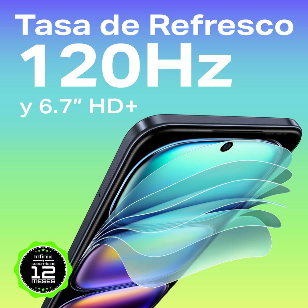 Celular INFINIX HOT 50 5G 256 GB 8 GB RAM Purpura img #7