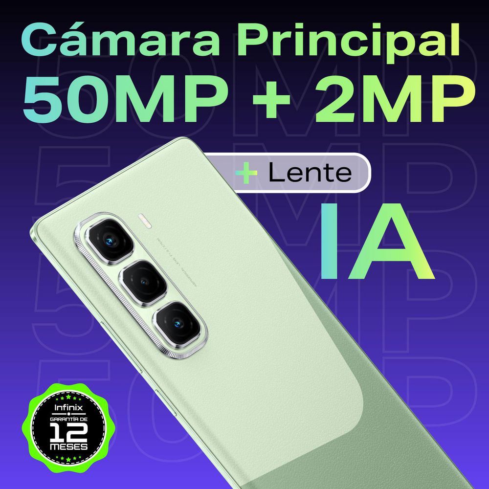 Celular INFINIX HOT 50 Pro+ 256 GB 8 GB RAM Verde img #3