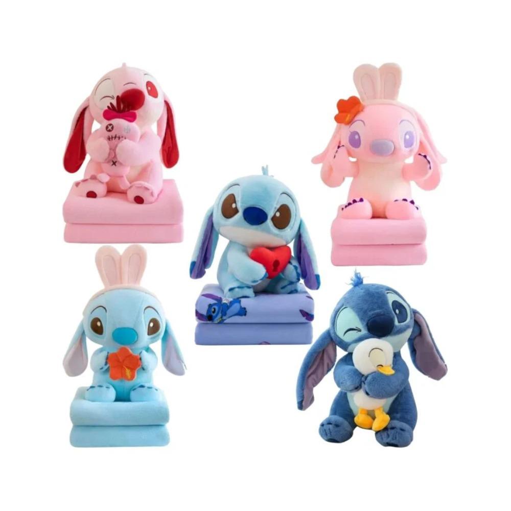Peluche Stitch Con Cobija Felpa Suave Abrazable img #2