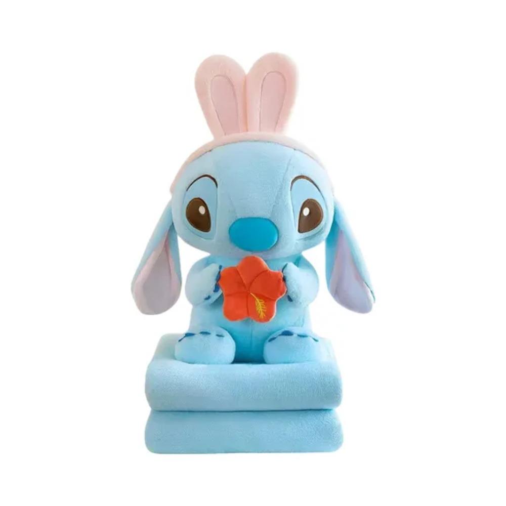 Peluche Stitch Con Cobija Felpa Suave Abrazable img #3