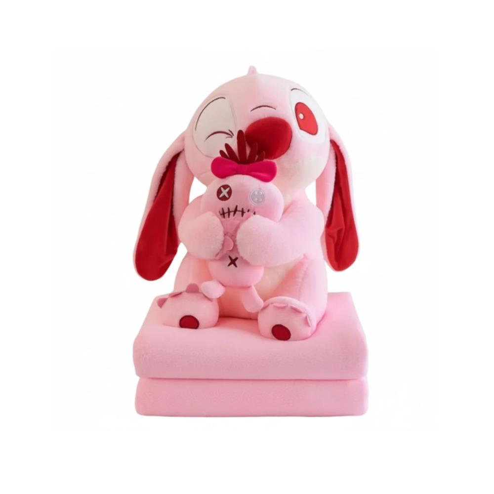 Peluche Stitch Con Cobija Felpa Suave Abrazable img #4