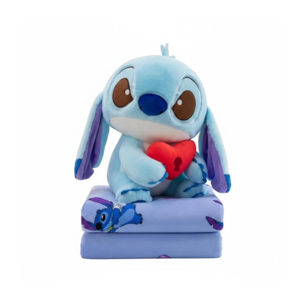 Peluche Stitch Con Cobija Felpa Suave Abrazable img #5