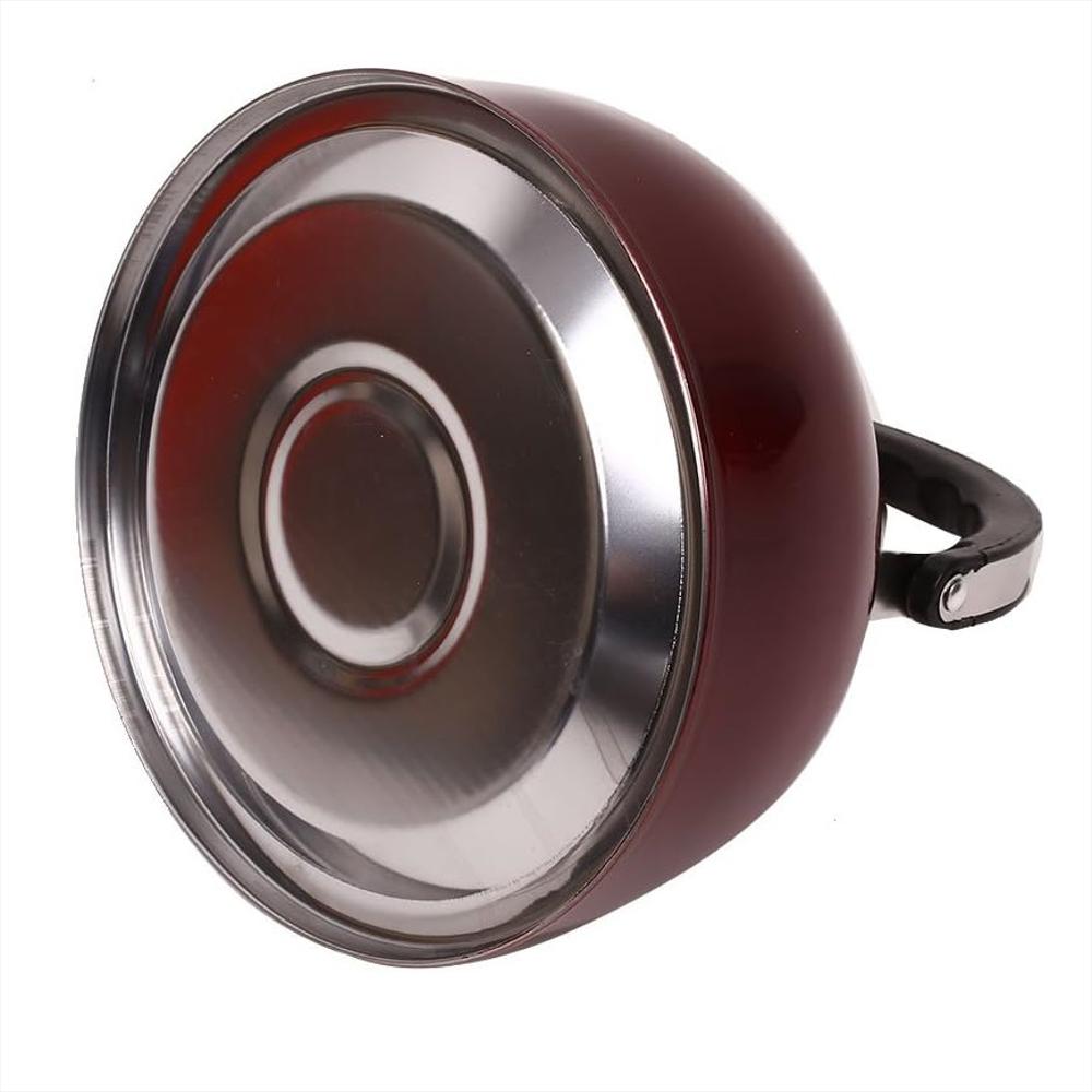 Tetera Hervidora De Agua En Acero Inoxidable De 3 Litros Roja img #3