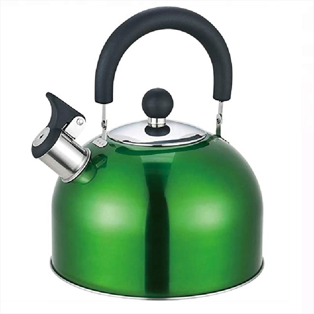 Tetera Hervidora De Agua En Acero Inoxidable De 3 Litros Verde img #1