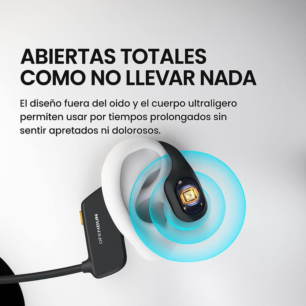 Audífonos Open‑Ear Ipx8 Para Natación Bluetooth + Mp3 Integrado Bone X2 img #4