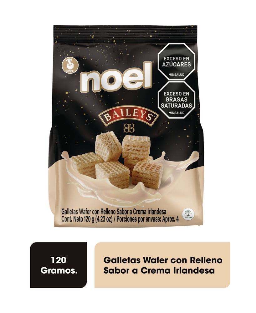 Galletas NOEL wafer cubitos relleno baileys (120  gr) img #1
