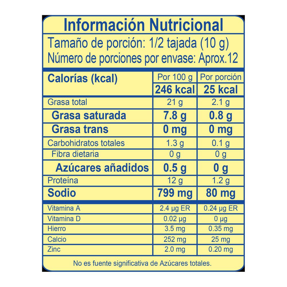 Tocineta RICA tajada (120  gr) img #3