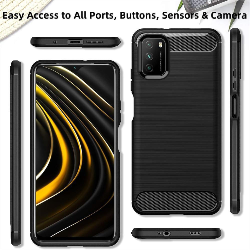 Funda Tipo Carbono Para Celular Xiaomi Poco M3 img #4