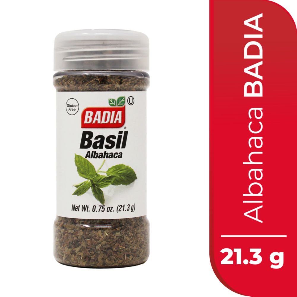 Albahaca BADIA seca y picada (21.3  gr)