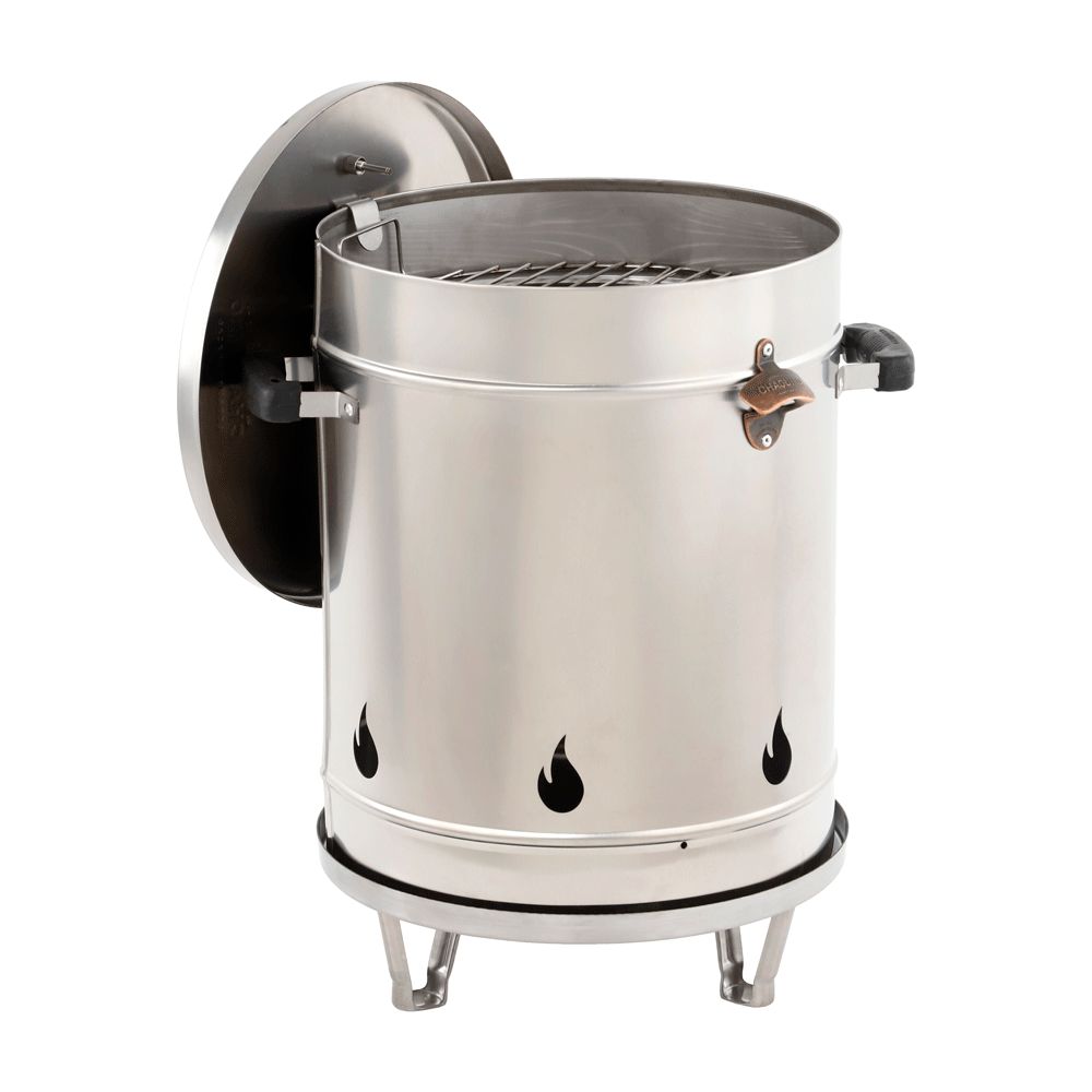 Barril Ahumador Asador  12 15 libras pequeño  Acero inoxidable Sin ref img #4