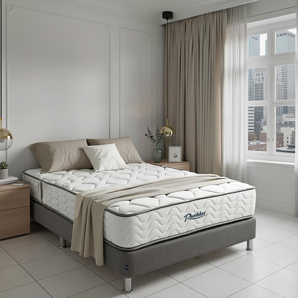 Combo R100 90X190 + Base Light + Almohada Collection + Protector De Almohada Impermeable img #2