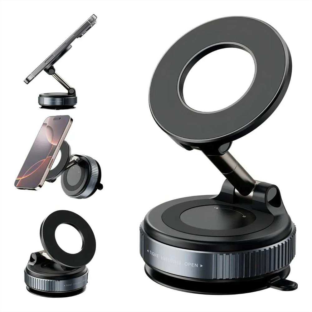 Holder Succión Aro Magnético Celular Soporte Rotación 360 img #2
