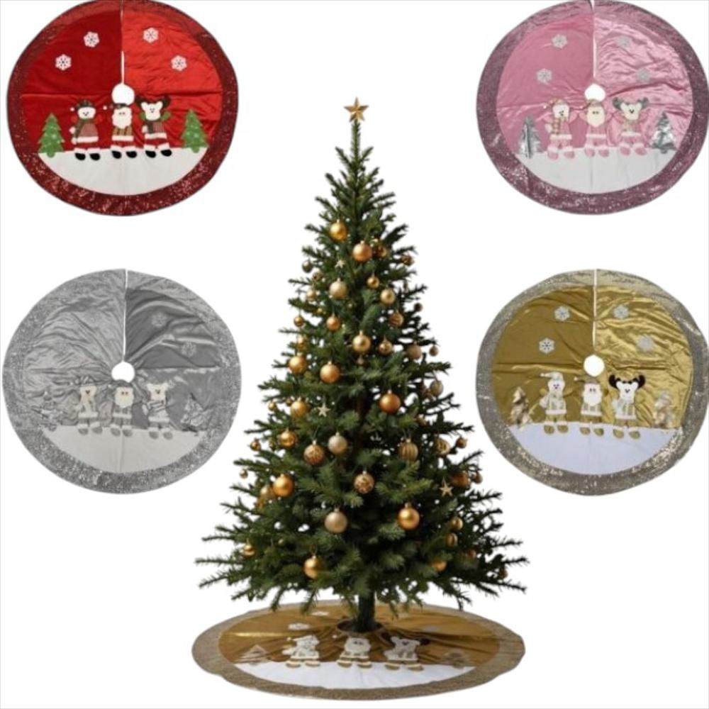 Tapete Pie De Árbol Navidad Alfombra 120Cm img #1