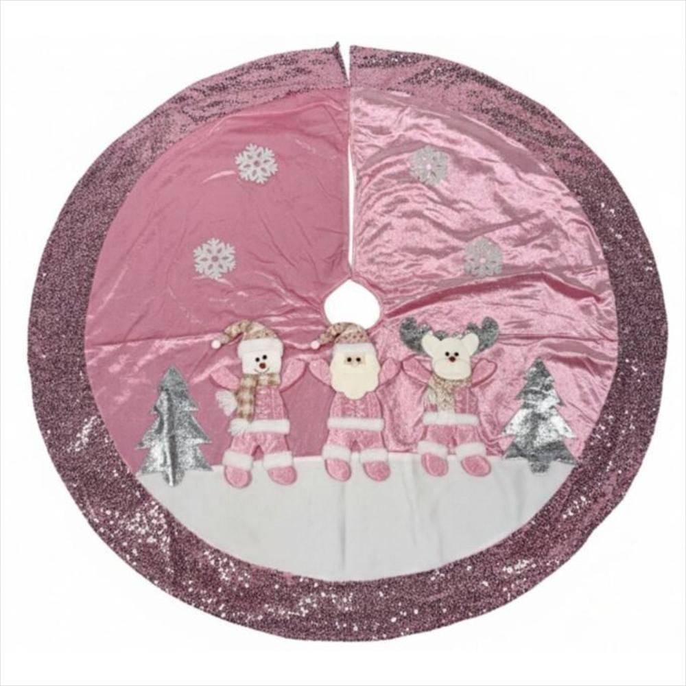 Tapete Pie De Árbol Navidad Alfombra 120Cm img #2