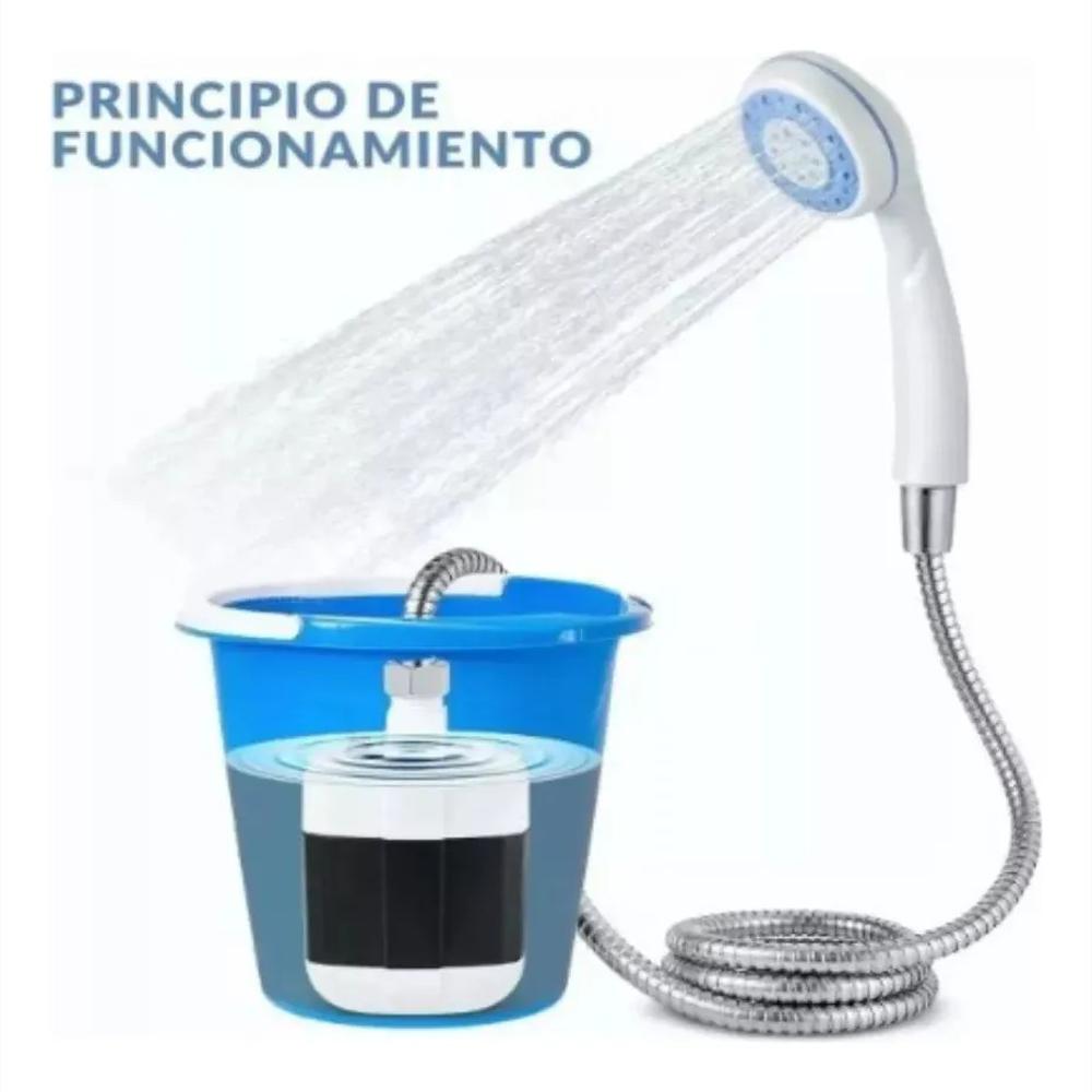 Ducha Portátil Bomba Bateria Recargable img #2