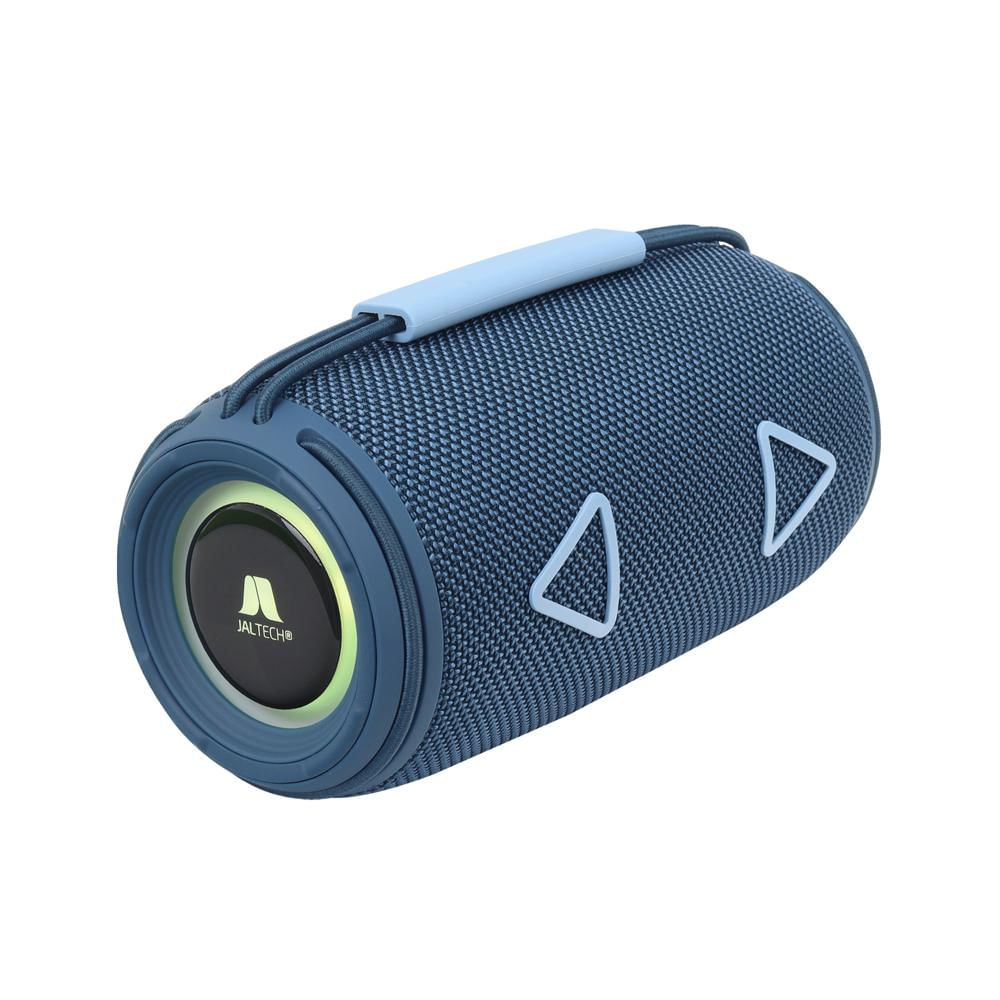 Parlante Bluetooth 16W Portátil Con Luces Led Jaltech Azul img #2