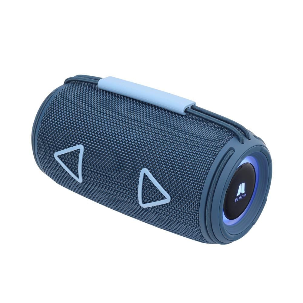 Parlante Bluetooth 16W Portátil Con Luces Led Jaltech Azul img #3