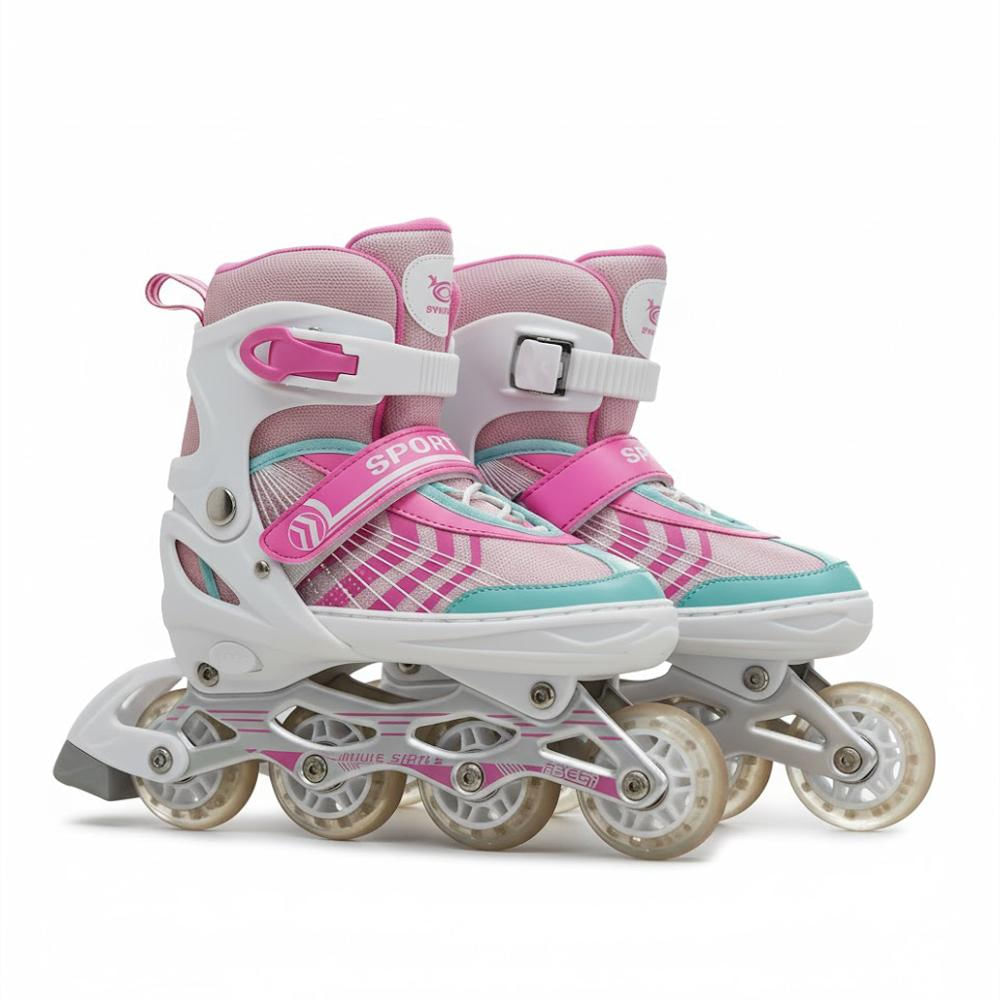 Patines En Linea Y 4 Ruedas Talla Ajustable 34 A 38 img #1