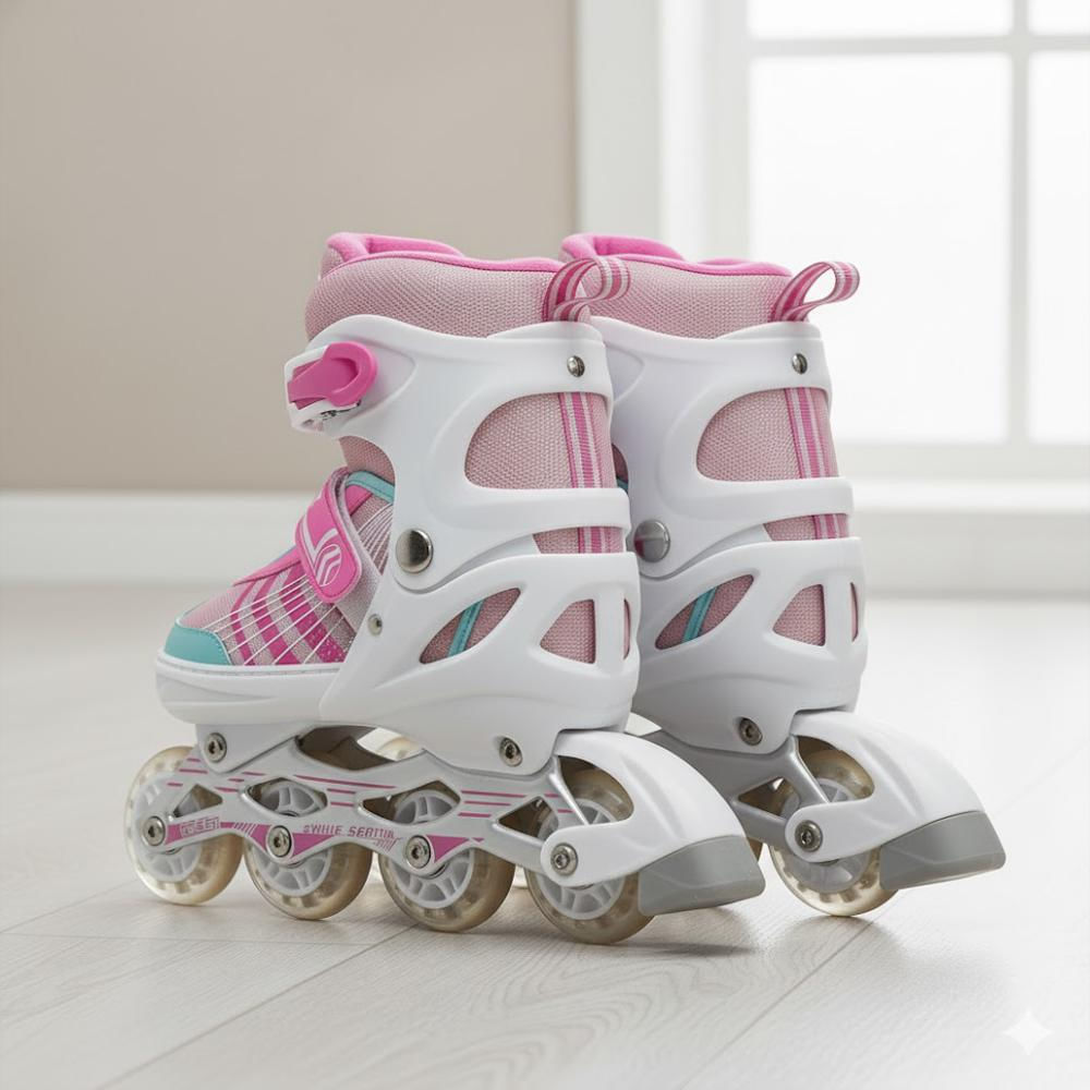 Patines En Linea Y 4 Ruedas Talla Ajustable 34 A 38 img #3