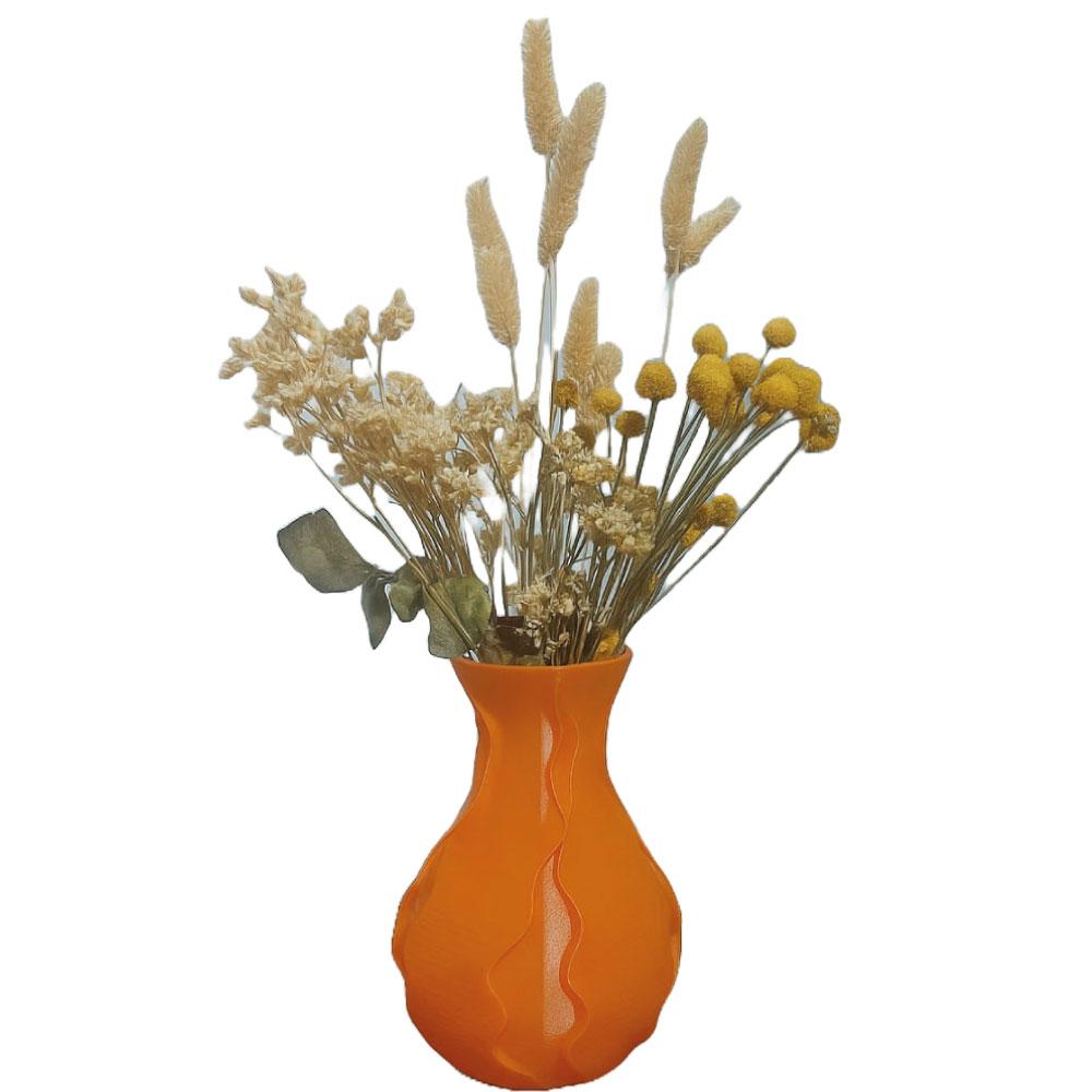 Florero Decorativo Agrietado Impreso En 3D img #1