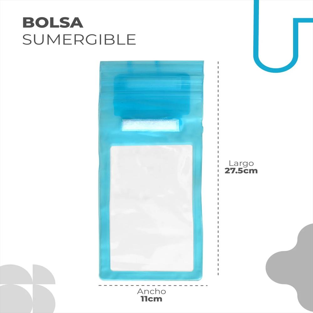 Bolsa De Agua Sumergible Azul img #3