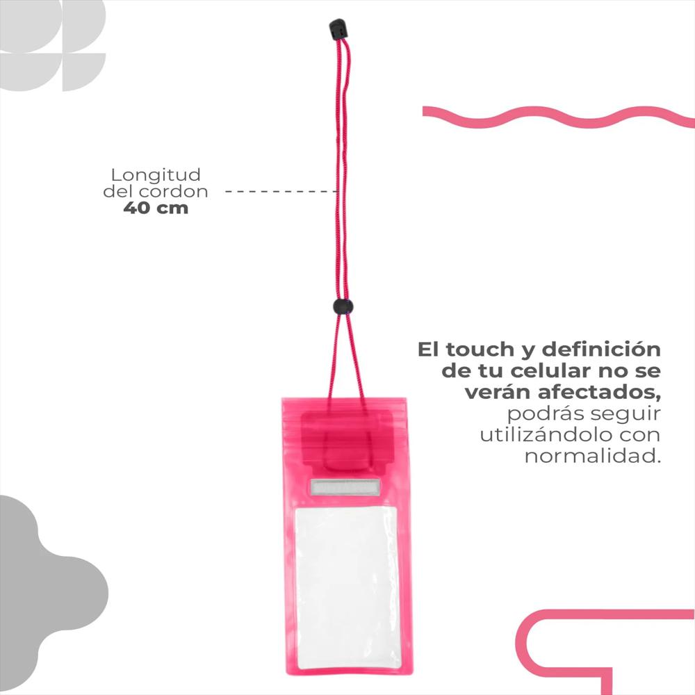 Bolsa De Agua Sumergible Rosado img #2