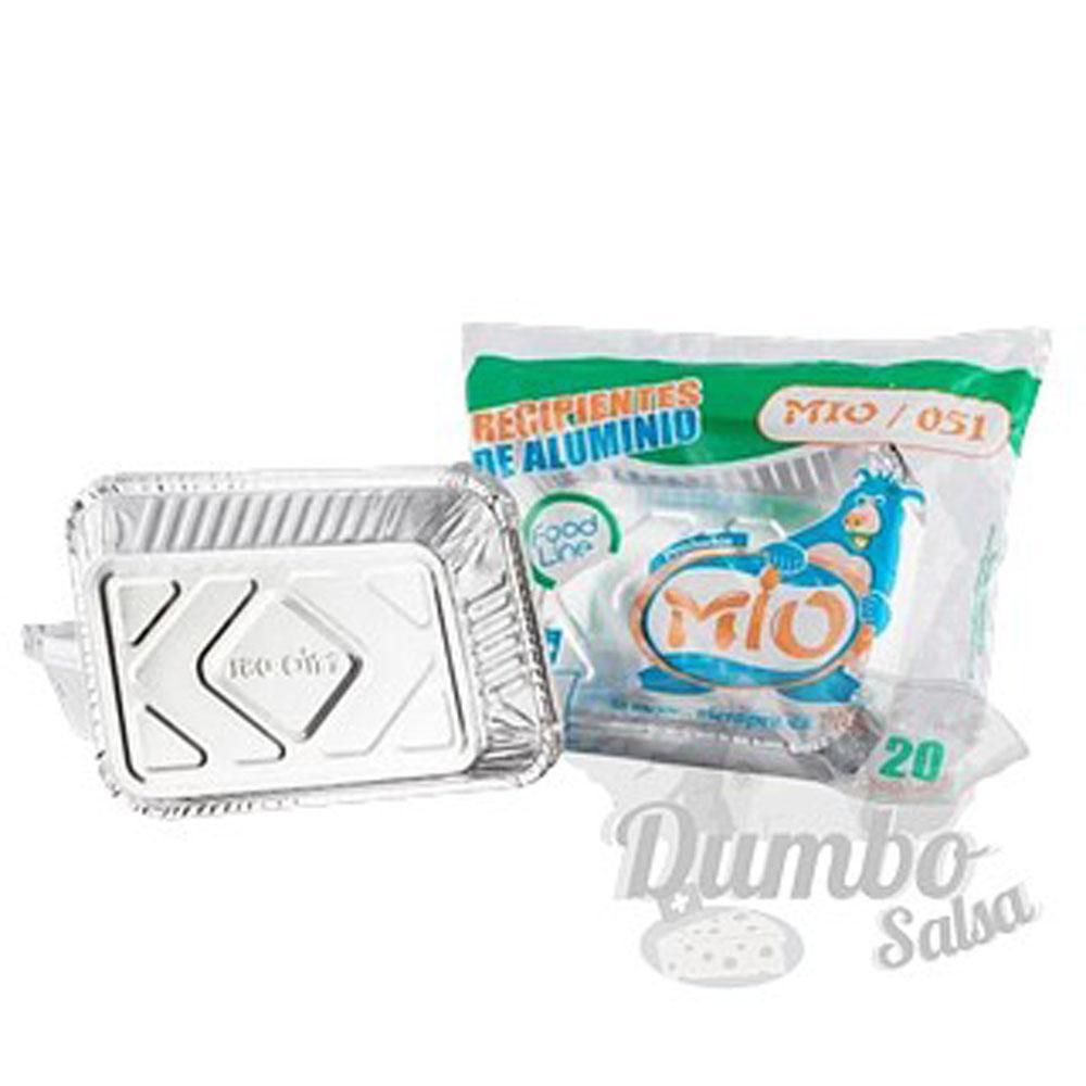 Molde de aluminio MÍO lo mejor... Siempre es Mío recipiente para alimentos img #1