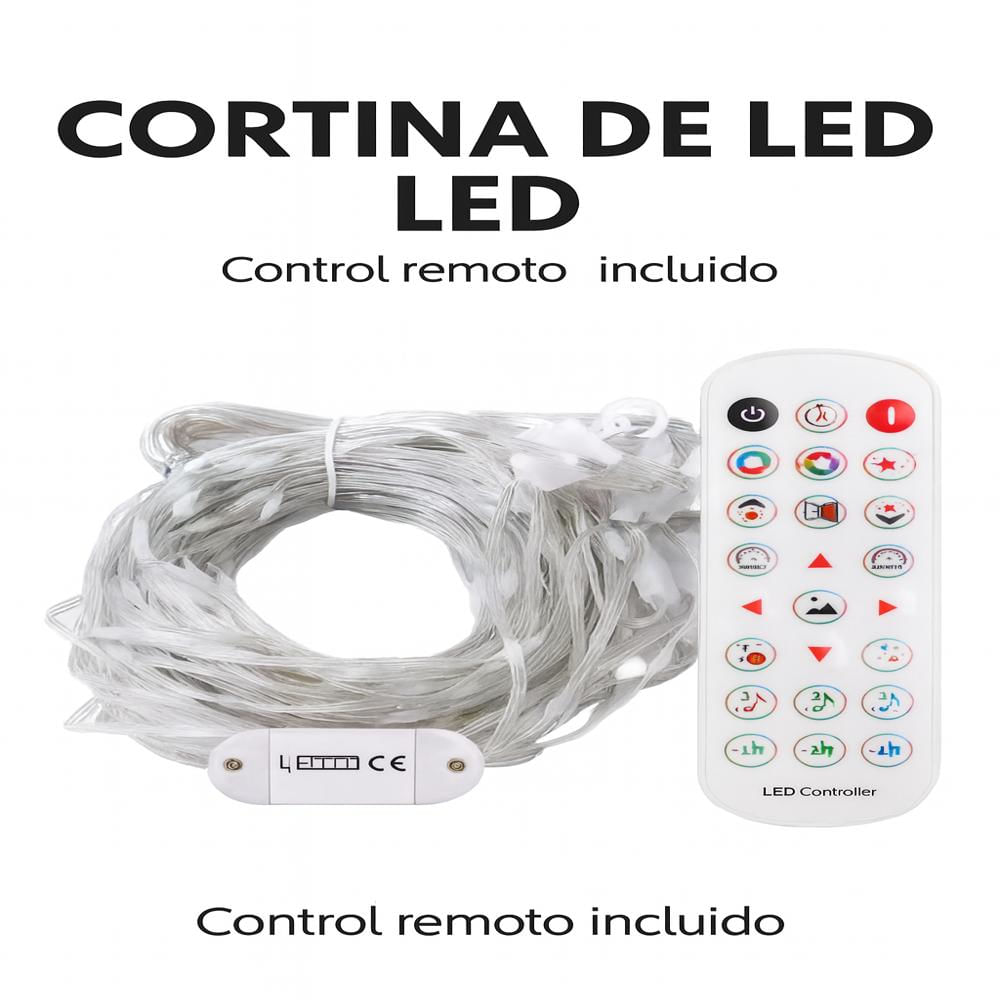 Cortina De Luces Inteligentes 2 Metros 90 2 img #3