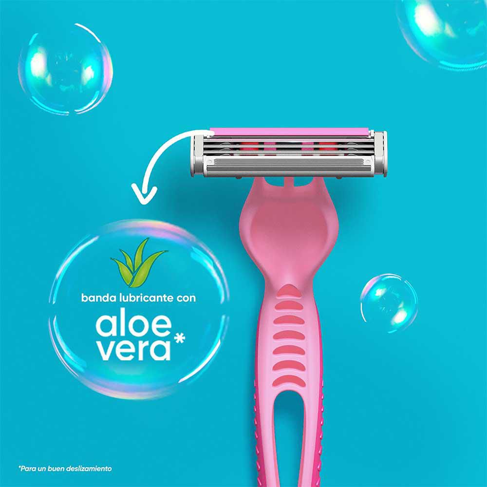 Cuchilla de afeitar VENUS suave con aloe vera (2  und) img #2