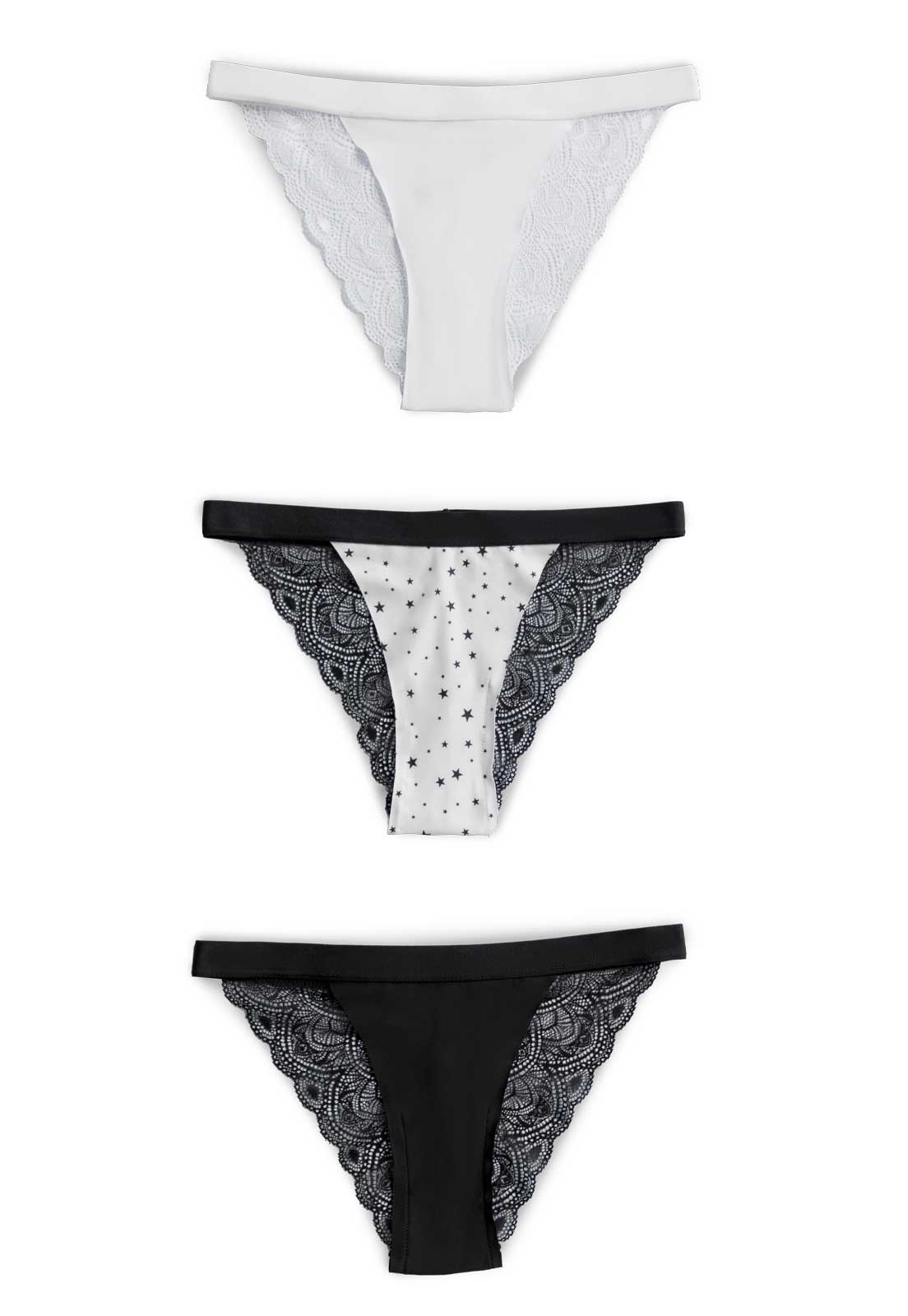 Brasilera Paq X3 Mujer Multicolor FI 100520