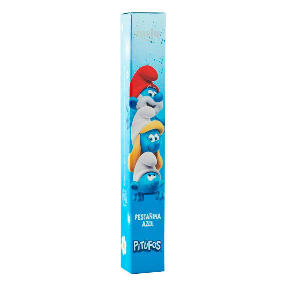 Pestañina MELU pitufos glitter tono azul (12  ml)
