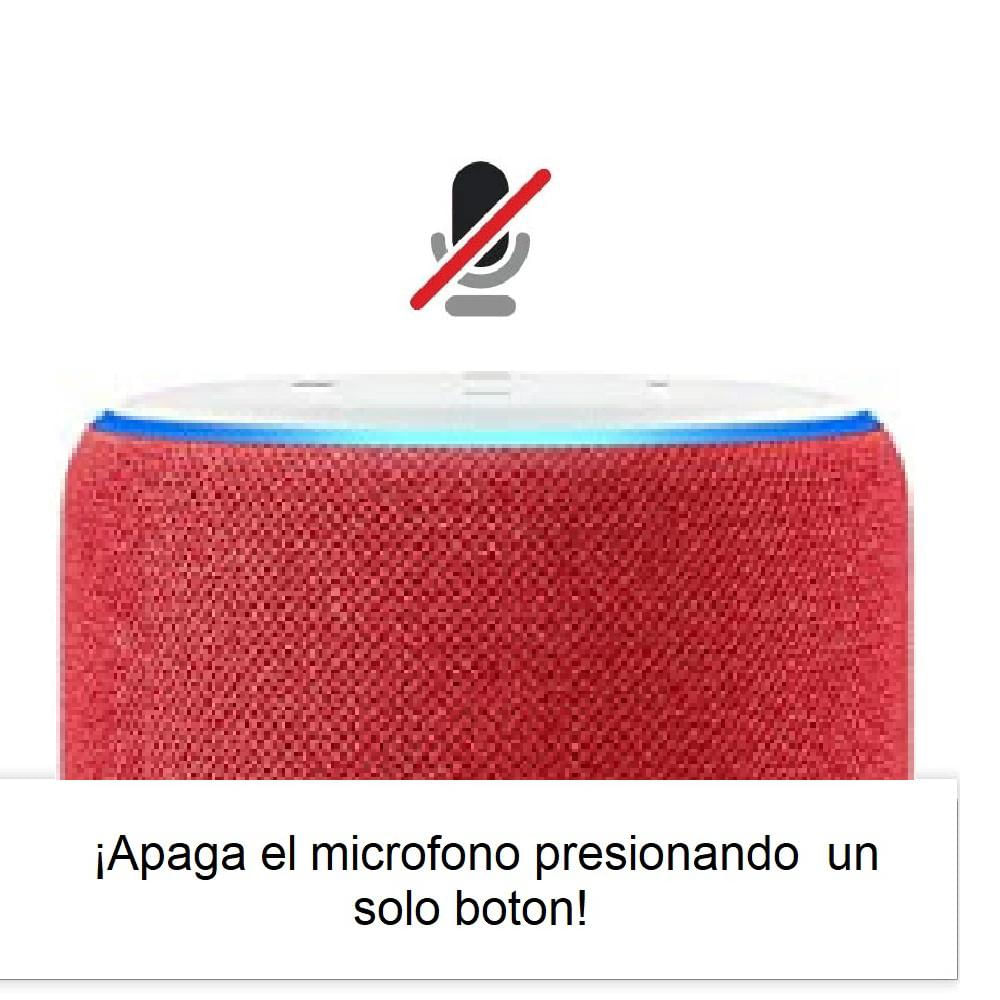 Parlante Inteligente Amazon Echo Alexa 3 Generacion Edicion Roja img #2