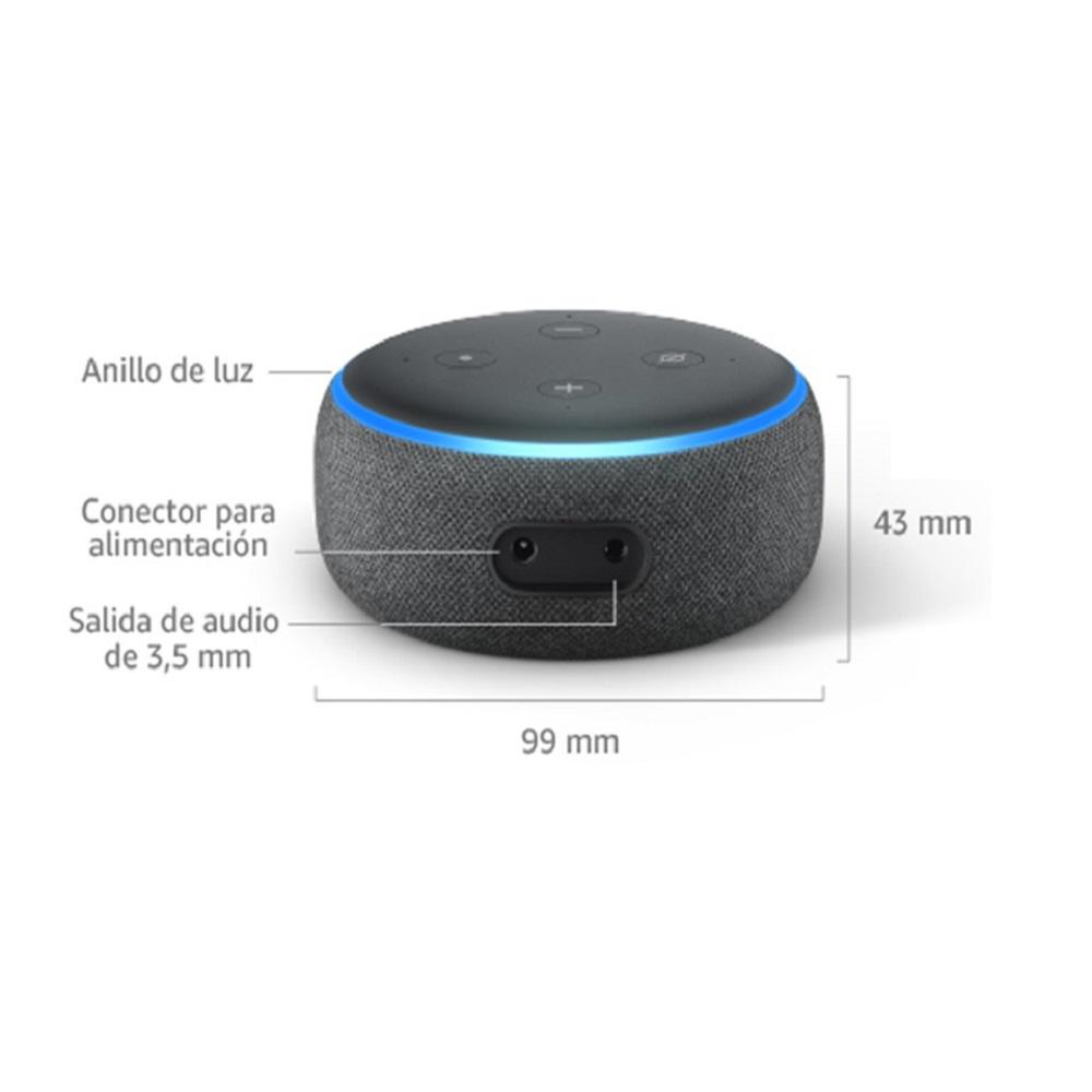Amazon Alexa Echo Dot 3Rd Altavoz Parlante Negro img #3