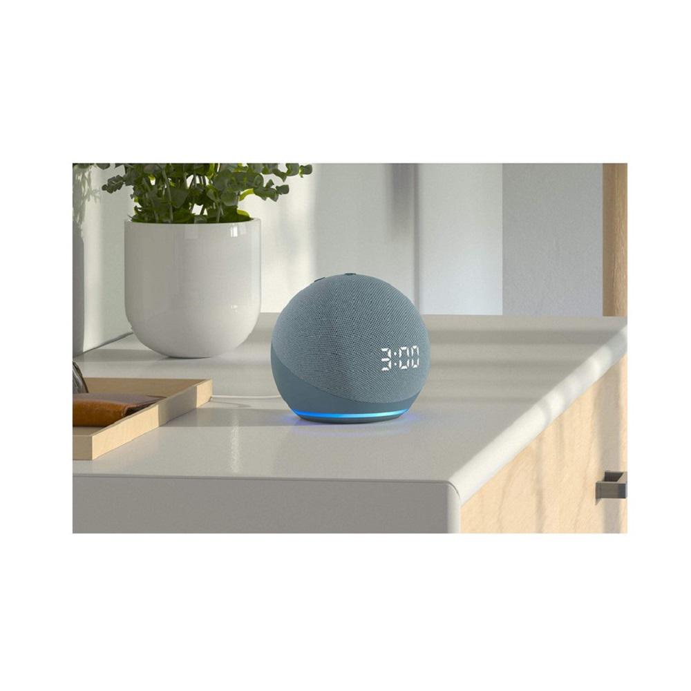 Parlante Inteligente Amazon Echo Dot 4Ta Gen Alexa Con Reloj Azul img #4