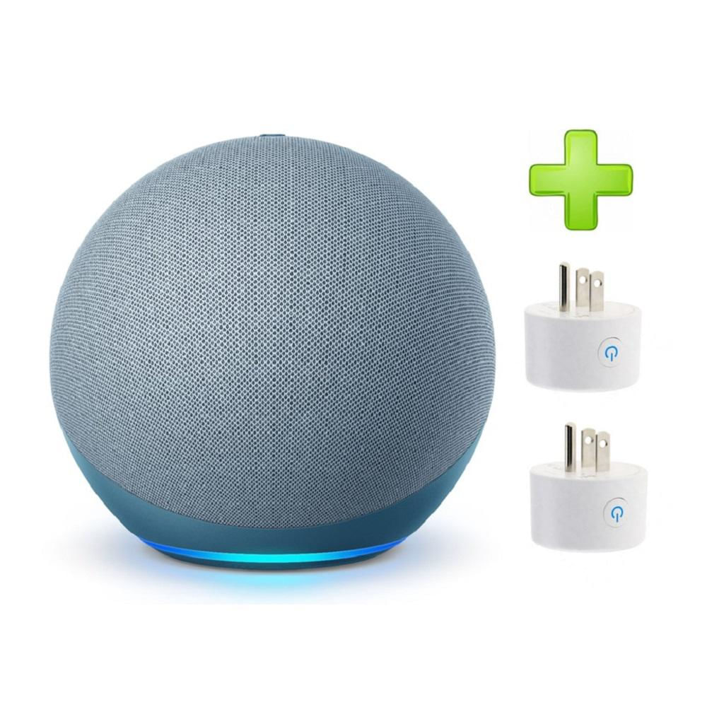 Parlante Inteligente Echo Dot Alexa+2 Enchufes Azul