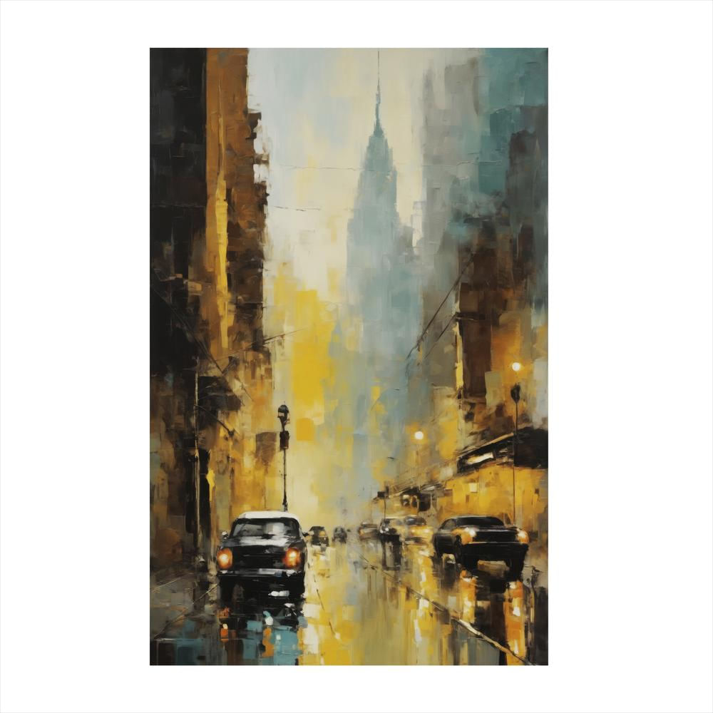 Lienzo Cuadro Luces De La Gran Ciudad 93X60cm img #1