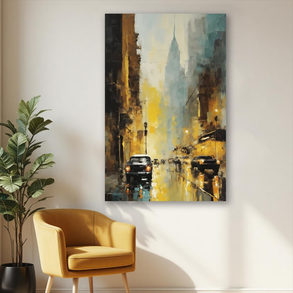 Lienzo Cuadro Luces De La Gran Ciudad 93X60cm img #2