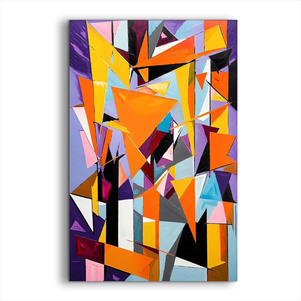Lienzo Explosión Geométrica Arte Abstracto 93X60cm img #1