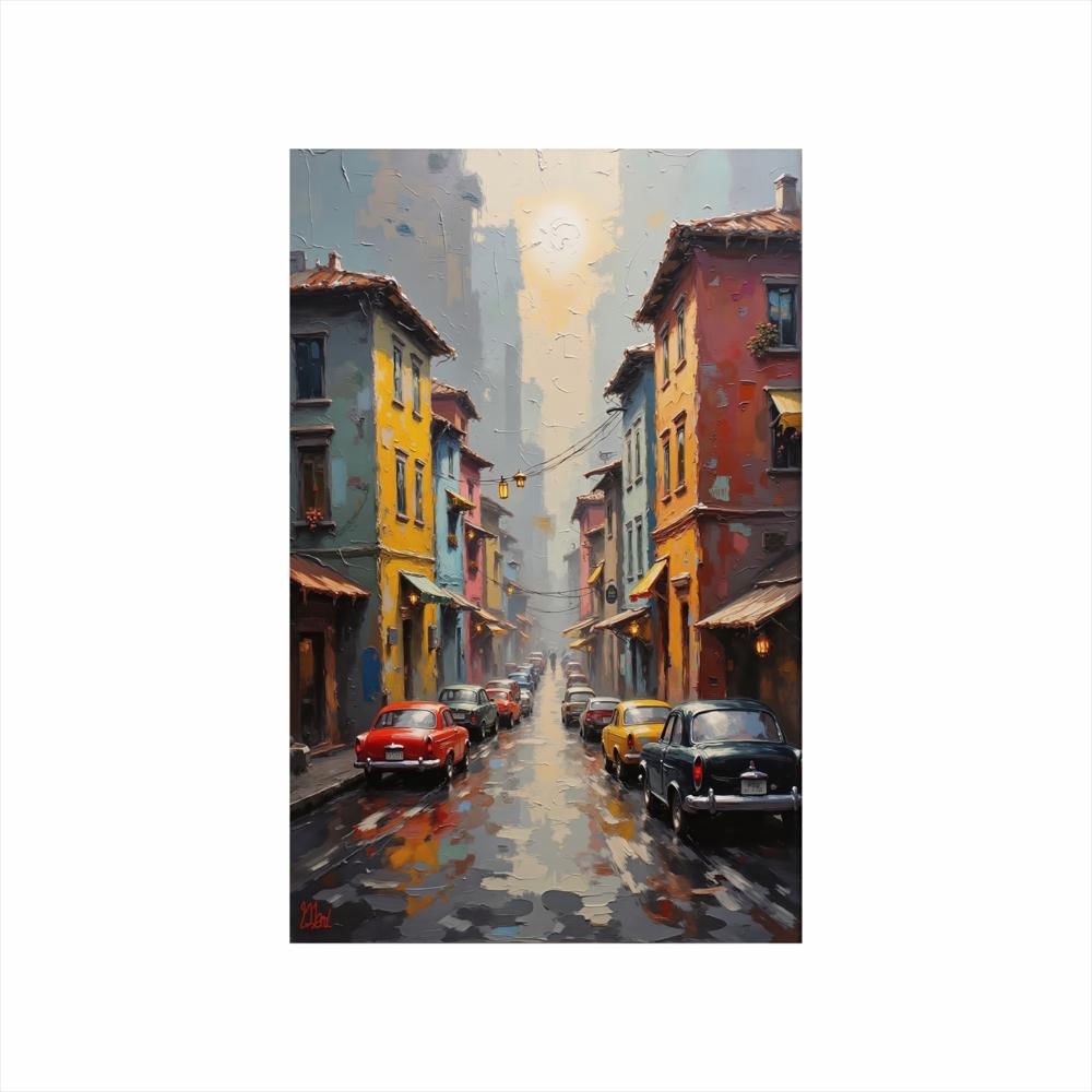 Lienzo Cuadro La Calle De Los Recuerdos 93X60cm img #1