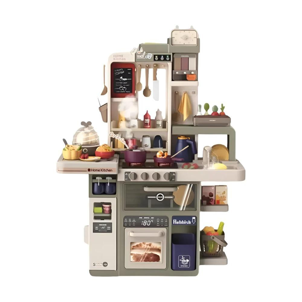 Cocina De Juguete Infantil Con Luces, Sonidos Y 88 Accesorios img #3